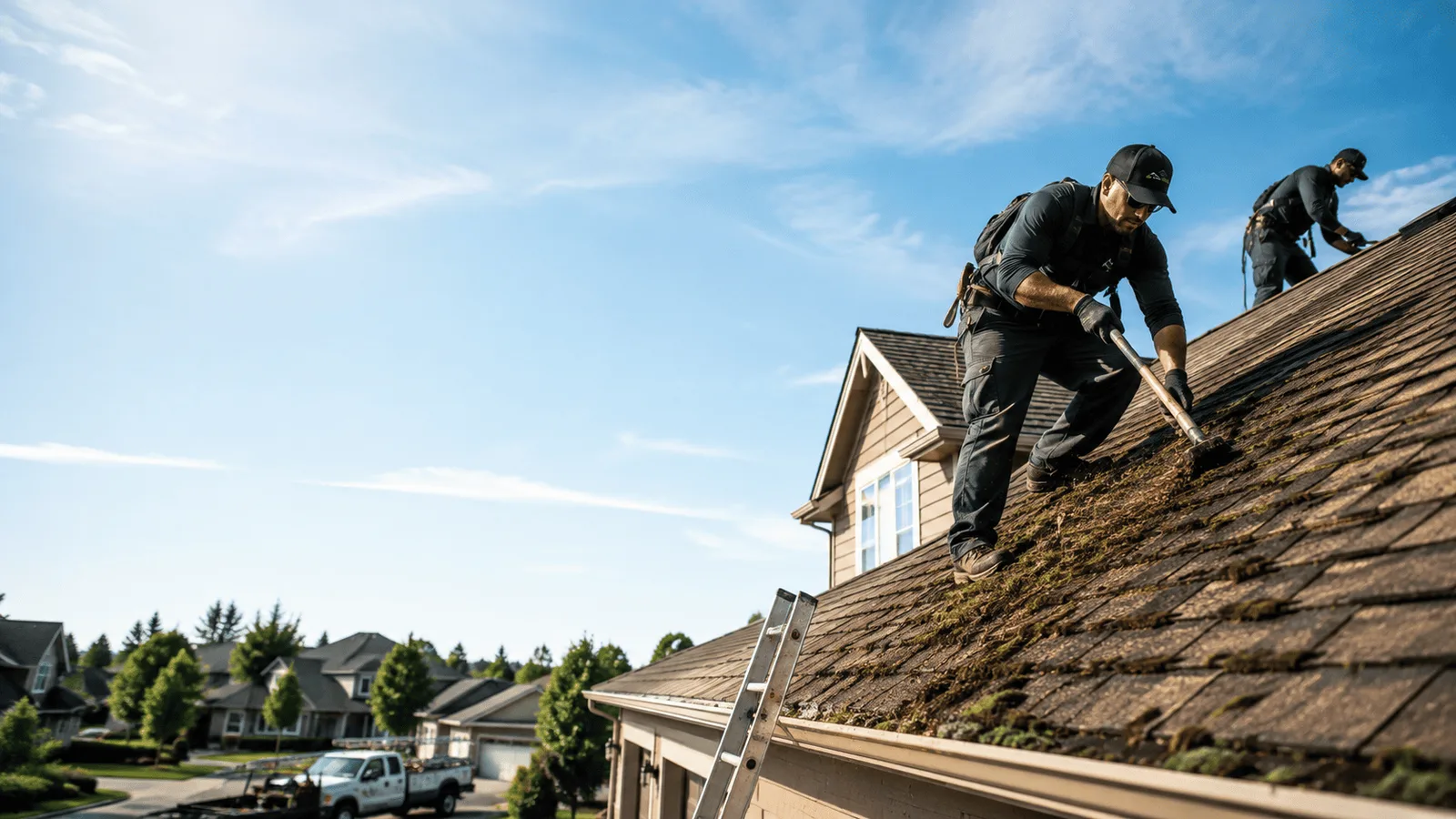 Roof Moss Removal in Lowell, AR near me